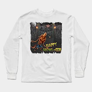 Happy Howl-een Long Sleeve T-Shirt